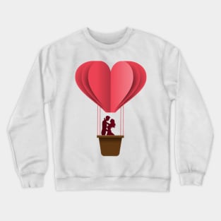 flying heart | valentine gift Crewneck Sweatshirt